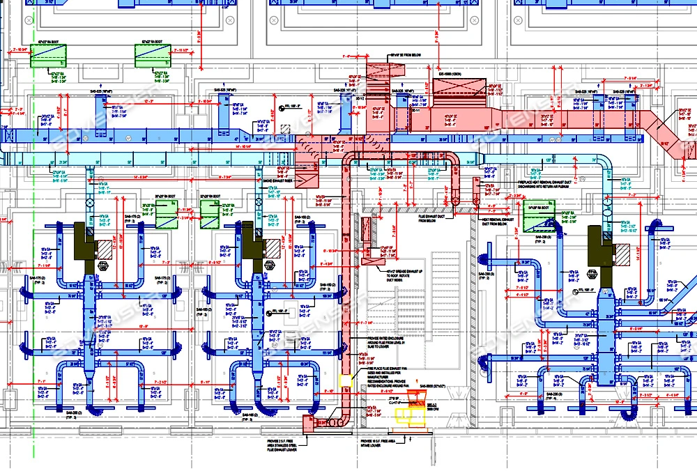 Fabrication drawing sample